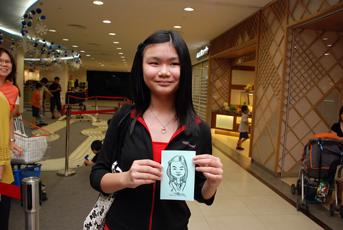 digital caricature live sketching @ Liang Court - day 2 - 1