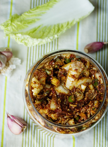 Kimchi time easy napa cabbage chillies korean Aeri lee  recipe