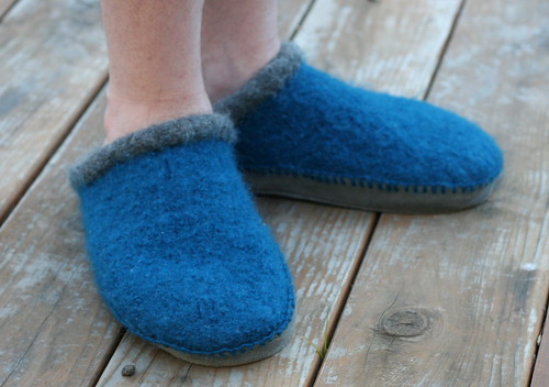 Bryan's Felted Clogs