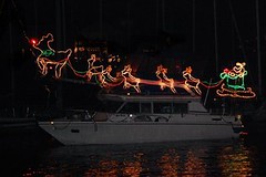Christmas Ship Parade along the Columbia River