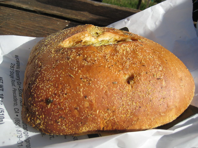 Artichoke Garlic Herb Bread