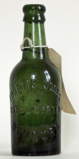 Glass bottle by haltonscollections