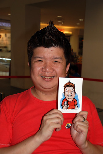 digital caricature live sketching @ Liang Court - day 3 - 8b
