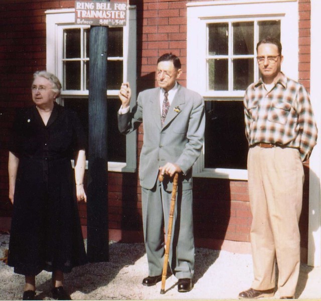 Bill Koch and his parents in 1956