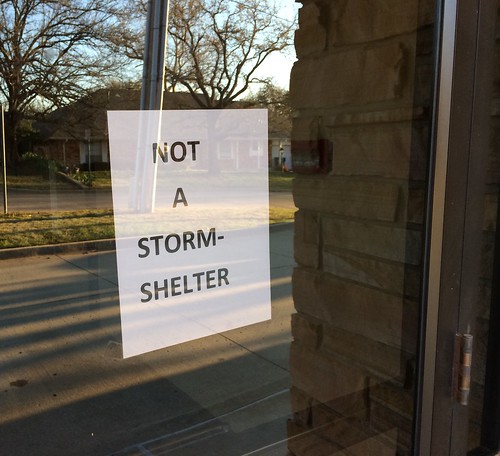 Not a Storm shelter by Wesley Fryer, on Flickr