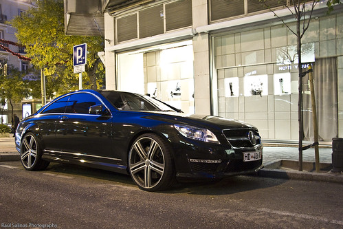 Mercedes CL63 AMG 2010 With 22'' Brabus rims Madrid