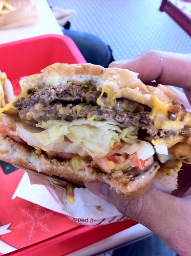 Sat Nov 27, 2010 In-N-Out Burger #49 – Double Double Zack style (correctly made) – San Francisco, CA