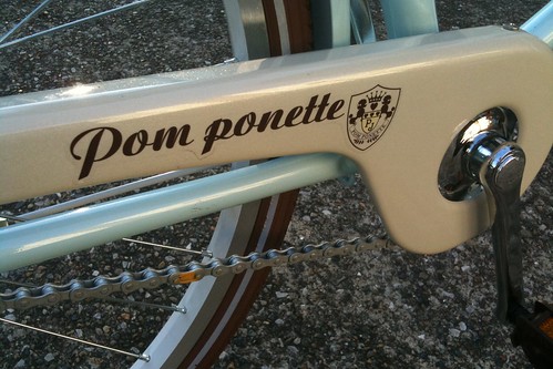 ポンポネットの自転車