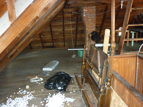 attic - left of stairs