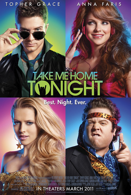 Take Me Home Tonight Movie,Topher Grace, Anna Faris, Dan Fogler, Teresa Palmer