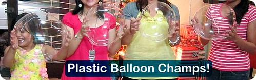 Plastic Balloon Champs