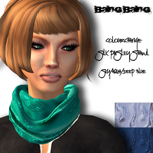 Bang Bang - Silk Paisley shawl