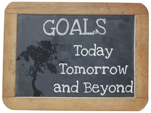 goals chalkboard