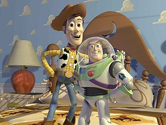 [Poster for Toy Story 3 with Toy Story 3, Lee Unkrich, Tom Hanks, Tim Allen, Joan Cusack]