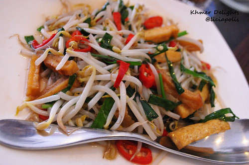khmer delights,Bean Sprout with Chives & Beancurd