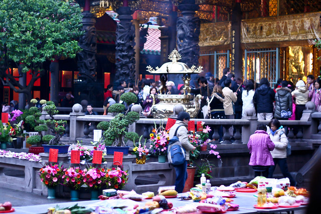 at Longshan Temple