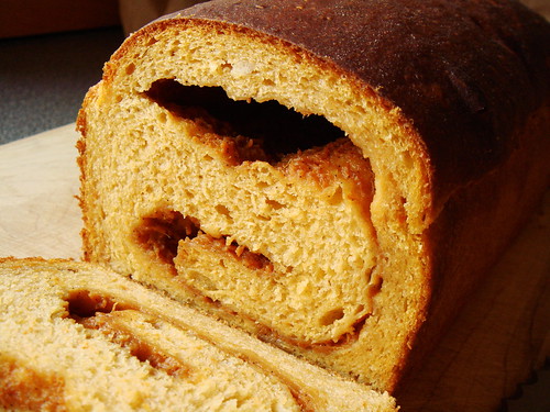 Double Sweet Potato Caramel Swirl Bread: Vanilla Specks!