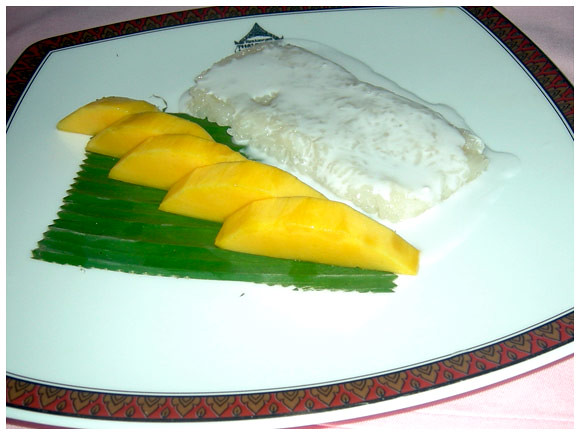Phuket - Coconut sticky rice and mango