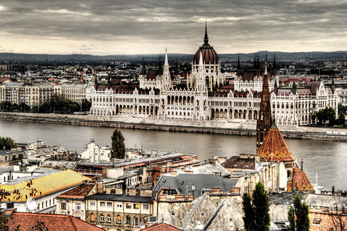 Hungarian parliament. Budapest. Parlamento húngaro