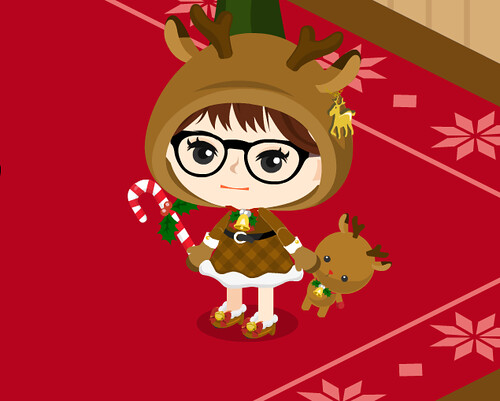 christmas quest prize - reindeer doll