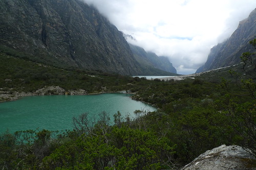 Lake Orconcocha (front), Lake Chinancocha (back) - Huascaran National Park - Peru