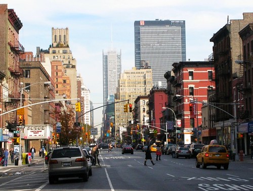 NYC street scene on 8th Avenue