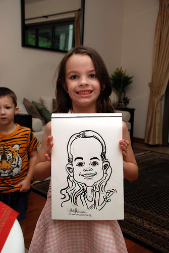 Caricature live sketching for private Christmas Party 2010 - 1