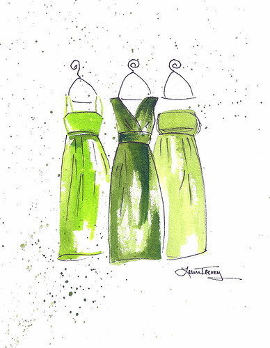 Pretty Green Dresses