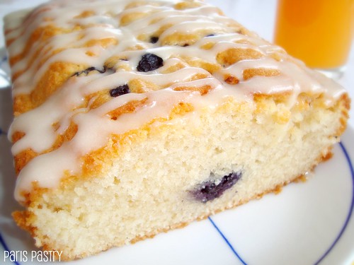 Blueberry Coffee Cake with Vanilla Glaze