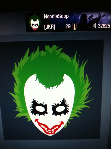 Black Ops Emblem - Joker (1) by Sam*Elsden. First attempt at the Joker.