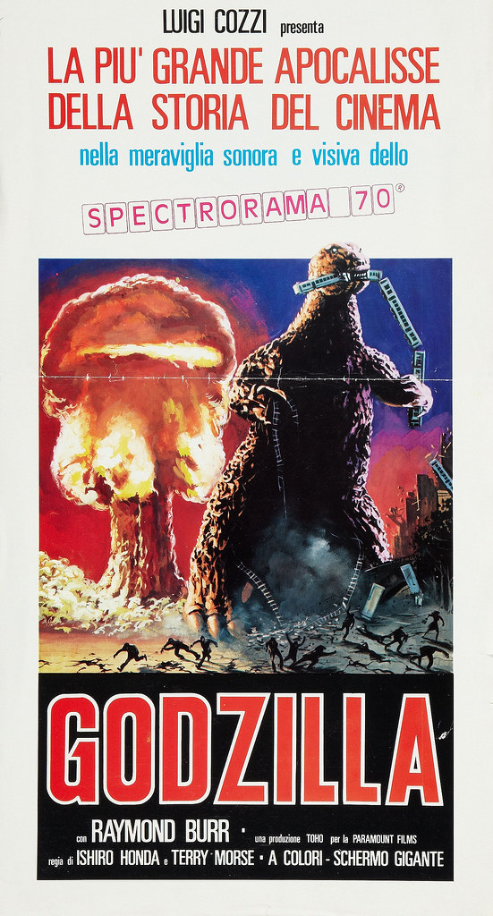 Godzilla (Paramount, R-1970s). Italian 