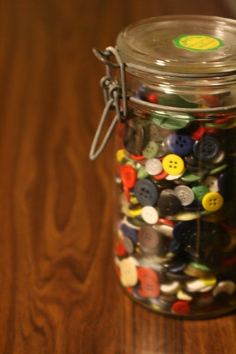 mason jar: buttons