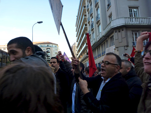 Rassemblement tunisien contre Ben Ali