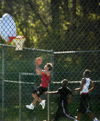 Basketball Court in Alpharetta Public Park - Spring 2011