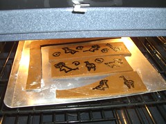 In the oven
