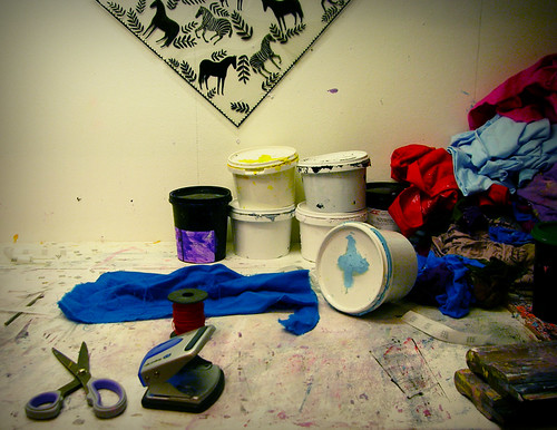 Day 206 - Ugh! A small bit of the studio chaos