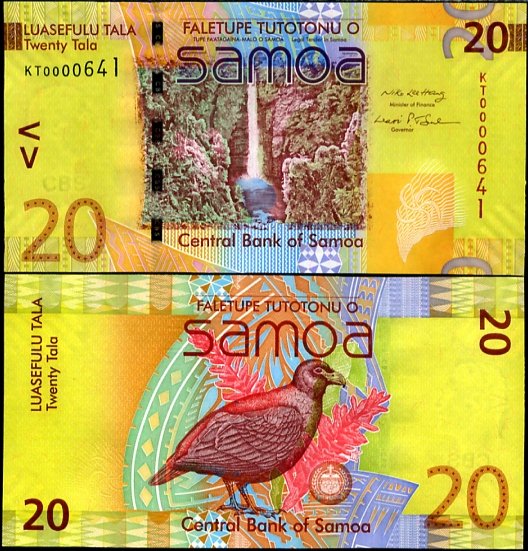 20 Tala Západná Samoa 2008, P40