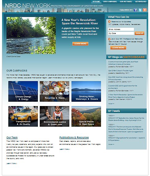 NRDC's NYC home page