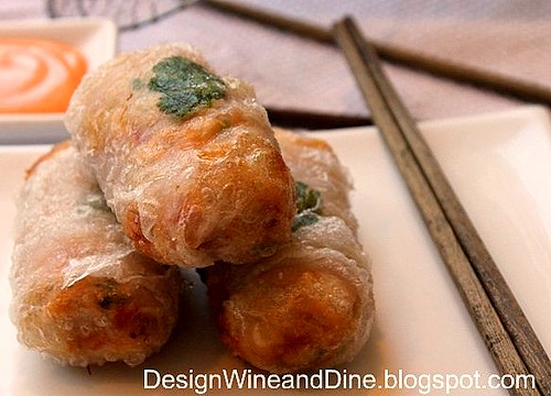 Simple Crab Spring Rolls -Fried