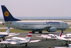 Lufthansa B737-330 D-ABXM NCE 17/06/1990