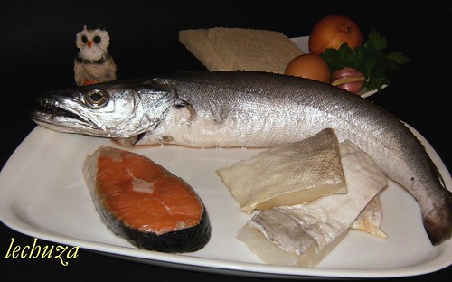 Albondigas de pescado-ingredientes.