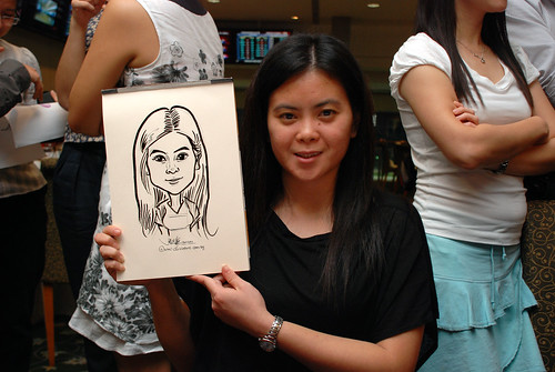 caricature live sketching for Thorn Business Associates Appreciate Night 2011 - 31