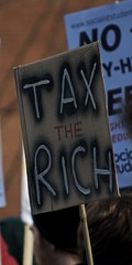 Tax the Rich placard