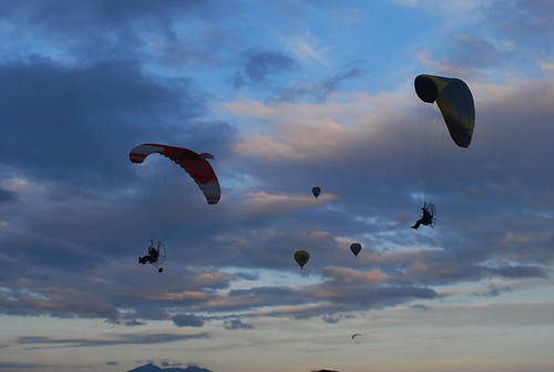 paragliding exhibition