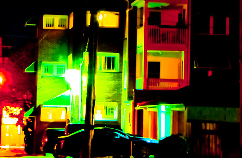 appartment at night