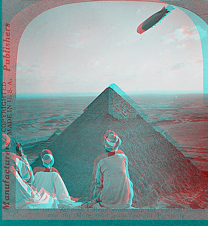 Pyramid with Zepplin