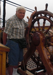 Dad on a big ship in Duluth