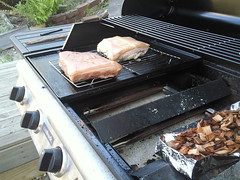 Smoking in the BBQ