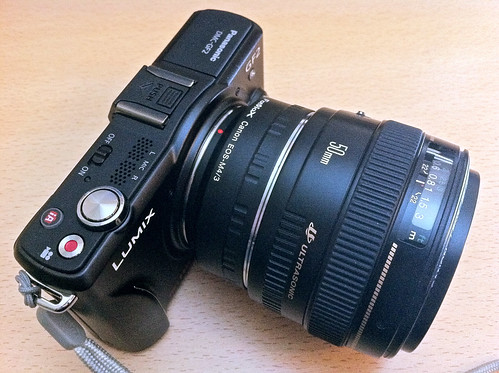 Panasonc GF2 + Fotodiox Adaptor + Canon EF 50mm f/1.4