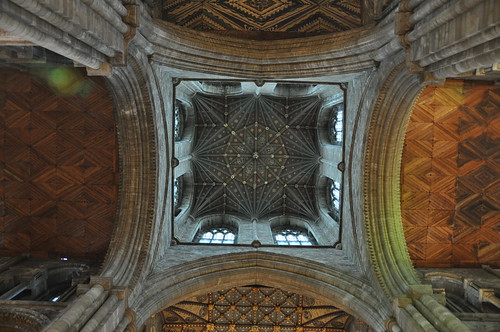 The tower ceiling